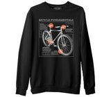 Bicycle Fundamentals Siyah Erkek Kalın Sweatshirt