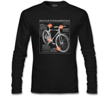 Bicycle Fundamentals Siyah Erkek Sweatshirt