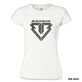 Big Bang - Logo Beyaz Kadın Tshirt