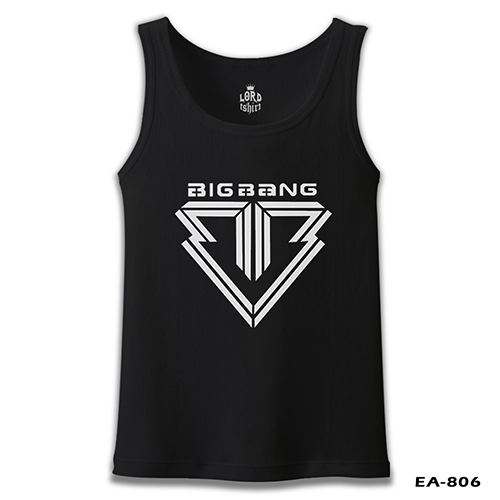 Big Bang Logo Siyah Erkek Atlet