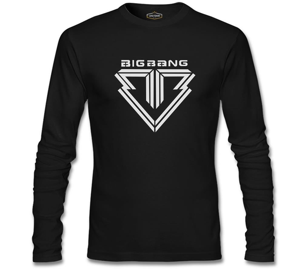 Big Bang Logo Siyah Erkek Sweatshirt