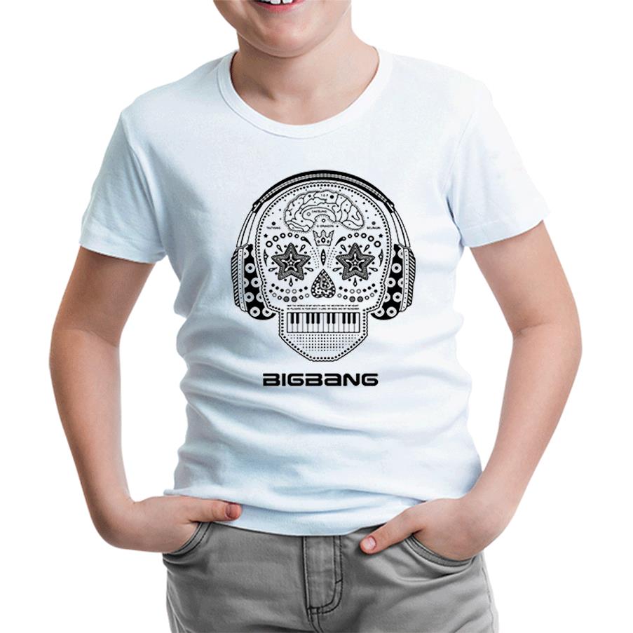 Bigbang Beyaz Çocuk Tshirt