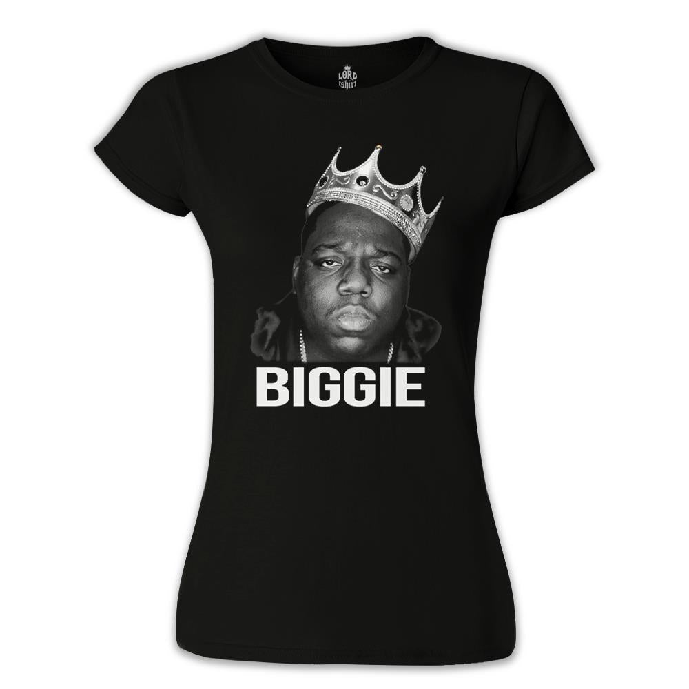 Biggie Siyah Kadın Tshirt