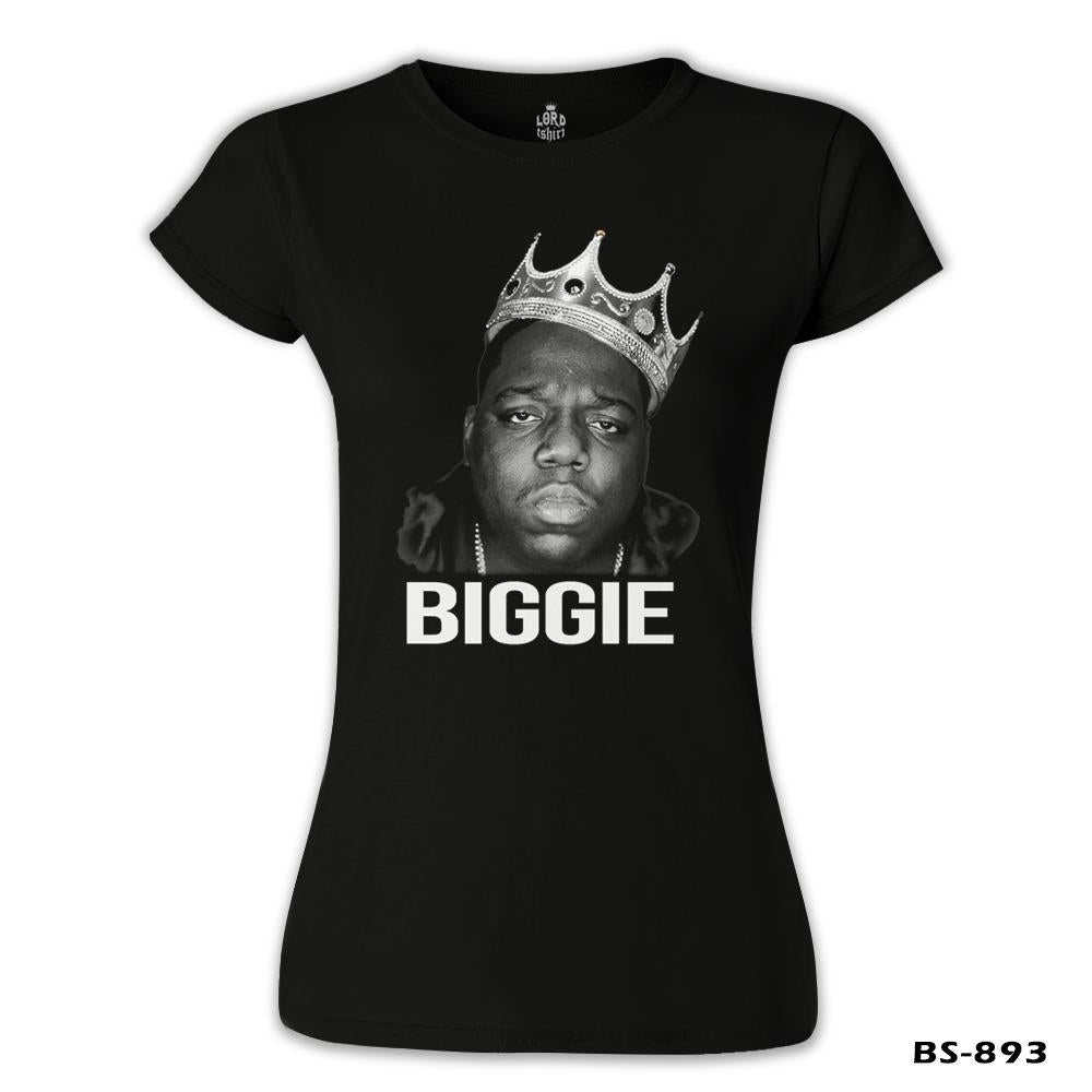 Biggie Siyah Kadın Tshirt