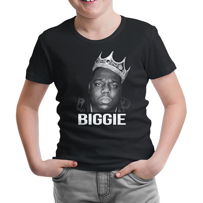 Biggie Siyah Çocuk Tshirt