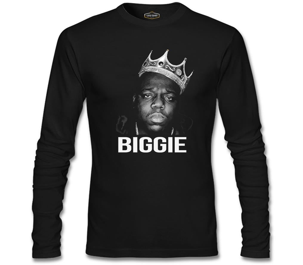 Biggie Siyah Erkek Sweatshirt