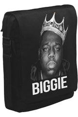 Biggie Unisex Siyah Postacı Çanta
