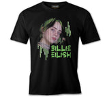 Billie Eilish - Green Black Men's Tshirt