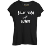 Billie Eilish - Queen Siyah Kadın Tshirt