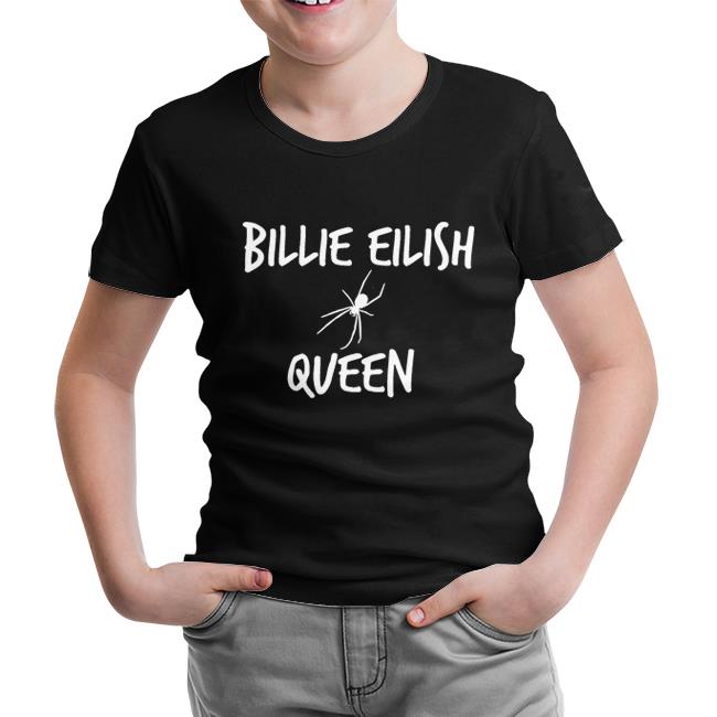 Billie Eilish - Queen Black Kids Tshirt