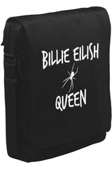 Billie Eilish - Queen Unisex Black Messenger Bag 