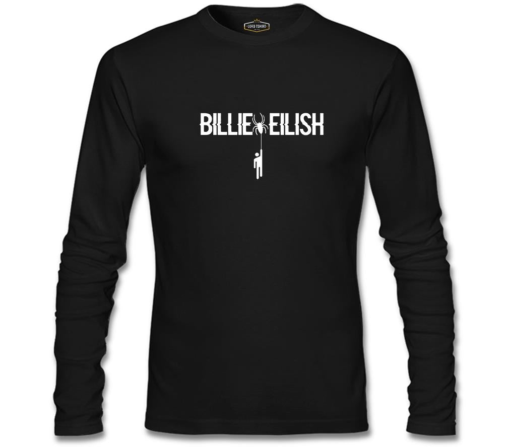 Billie Eilish with Blohsh Siyah Erkek Sweatshirt