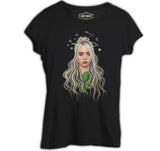 Billie Eilish - Yörünge Siyah Kadın Tshirt