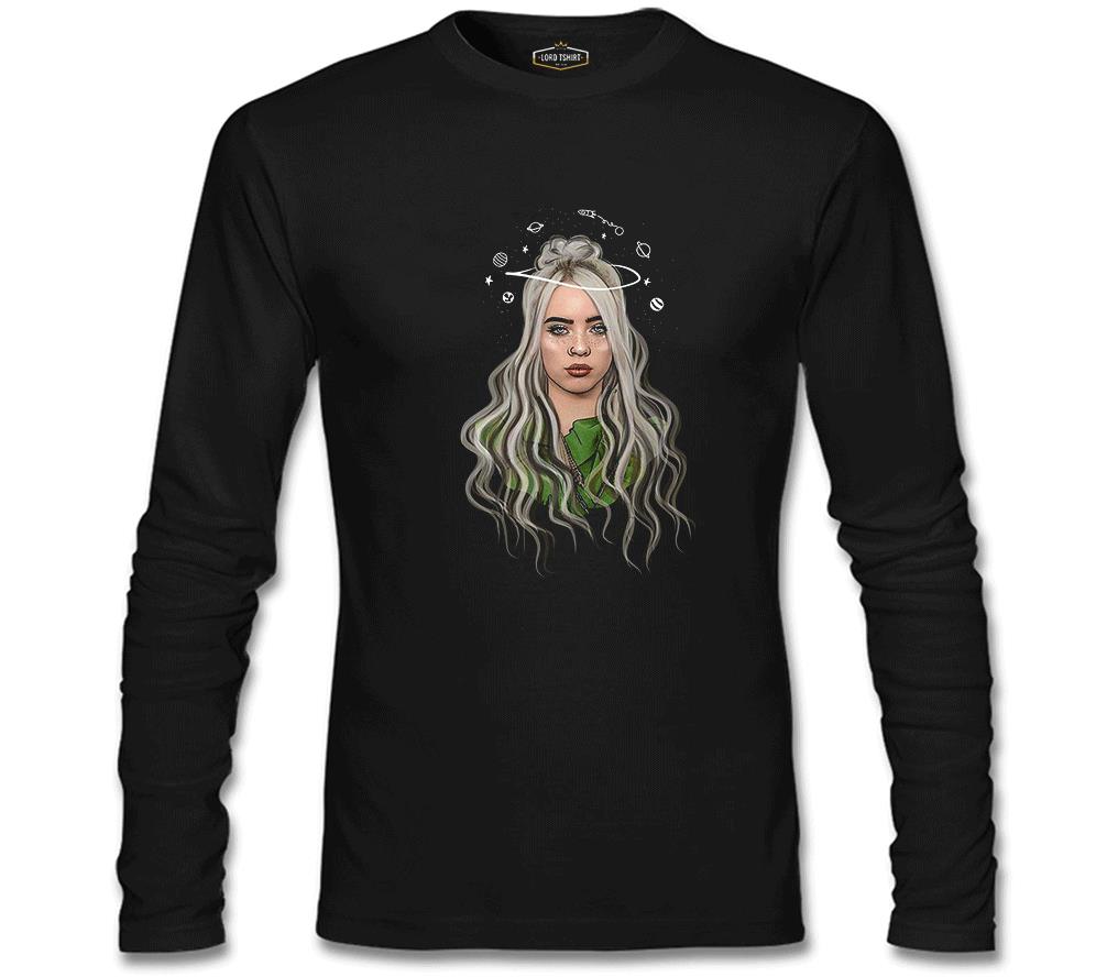 Billie Eilish - Yörünge Siyah Erkek Sweatshirt