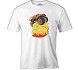 Birthday Monster Truck with Number 5 Beyaz Erkek Tshirt