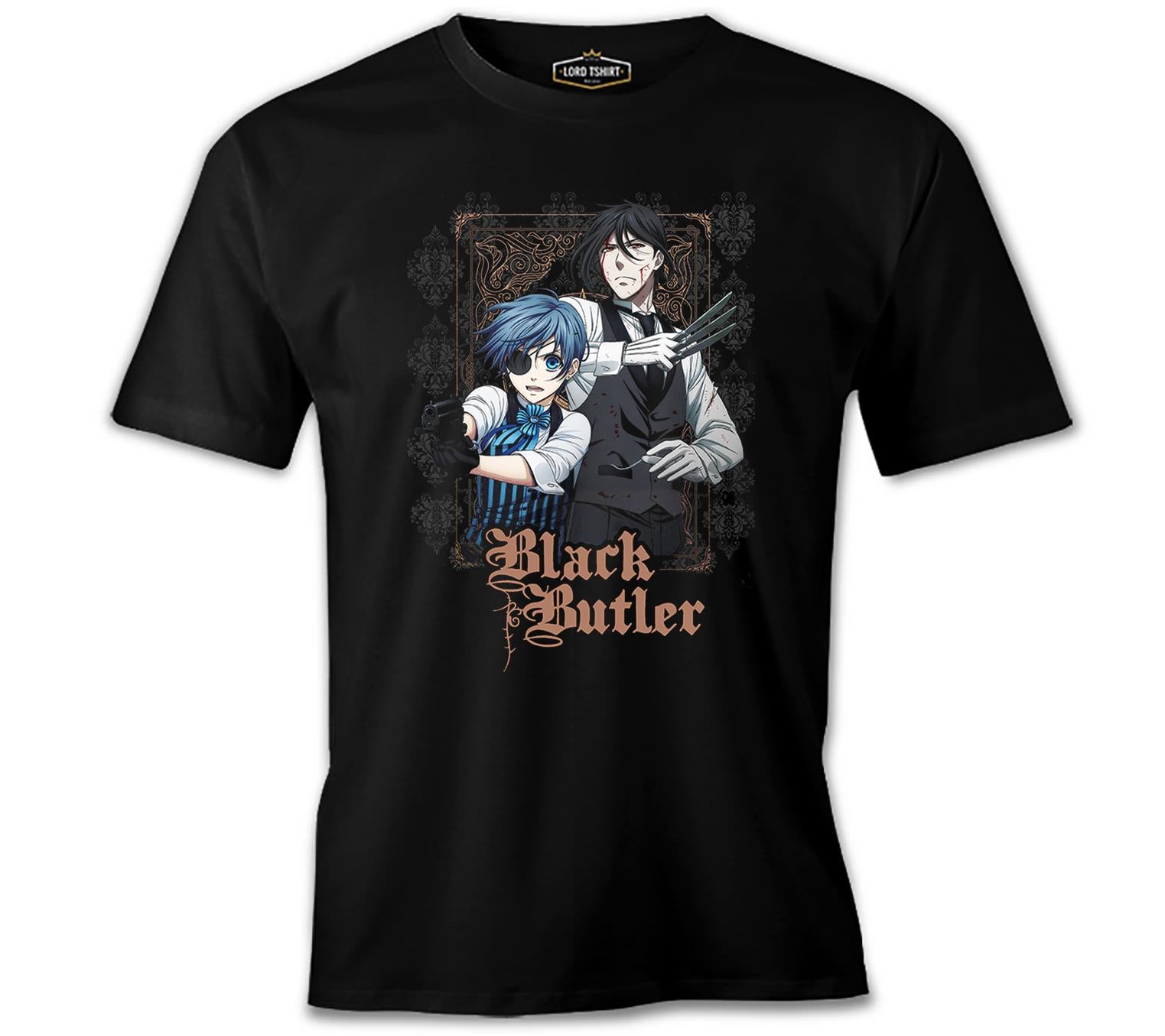 Black Butler - The Book Siyah Erkek Tshirt
