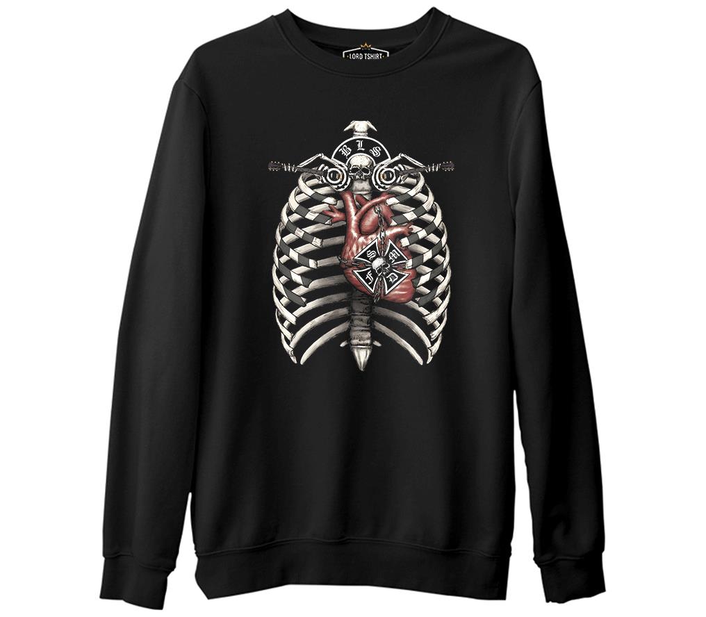 Black Label Society - Hearth Siyah Erkek Kalın Sweatshirt
