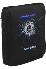 Black Mirror Unisex Black Messenger Bag 