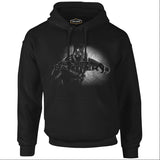 Black Panther Siyah Erkek Fermuarsız Kapşonlu