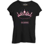 Black Pink - Crown Siyah Kadın Tshirt