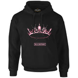 Black Pink - Crown Black Men's Zipperless Hoodie