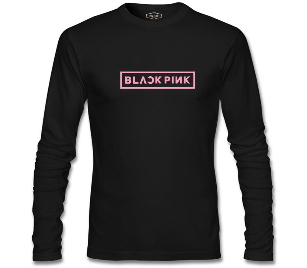 Black Pink - Logo Siyah Erkek Sweatshirt