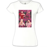 Black Pink - Pink Beyaz Kadın Tshirt