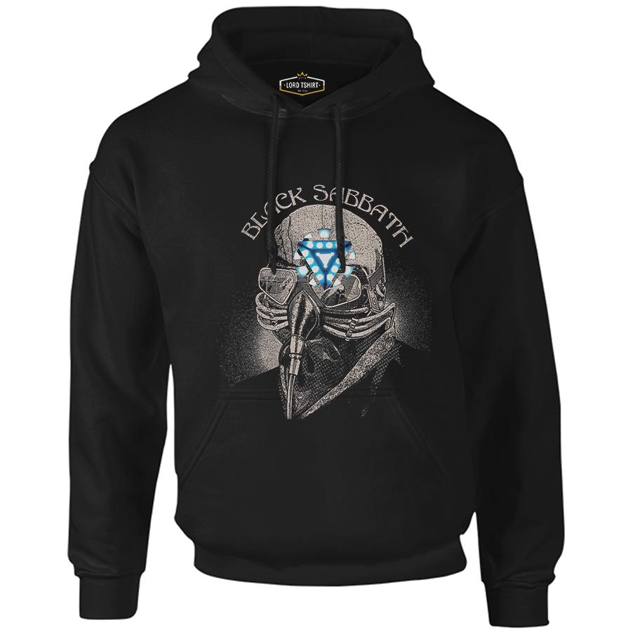 Black Sabbath Arc Reactor Siyah Erkek Fermuarsız Kapşonlu