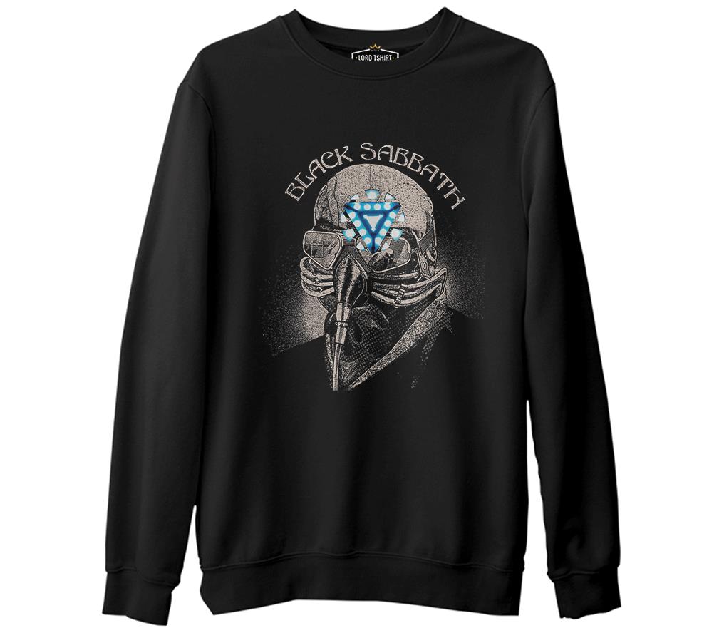 Black Sabbath Arc Reactor  Siyah Erkek Kalın Sweatshirt