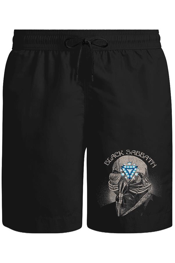 Black Sabbath Arc Reactor Unisex Siyah Şort