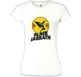 Black Sabbath - Devil Beyaz Kadın Tshirt