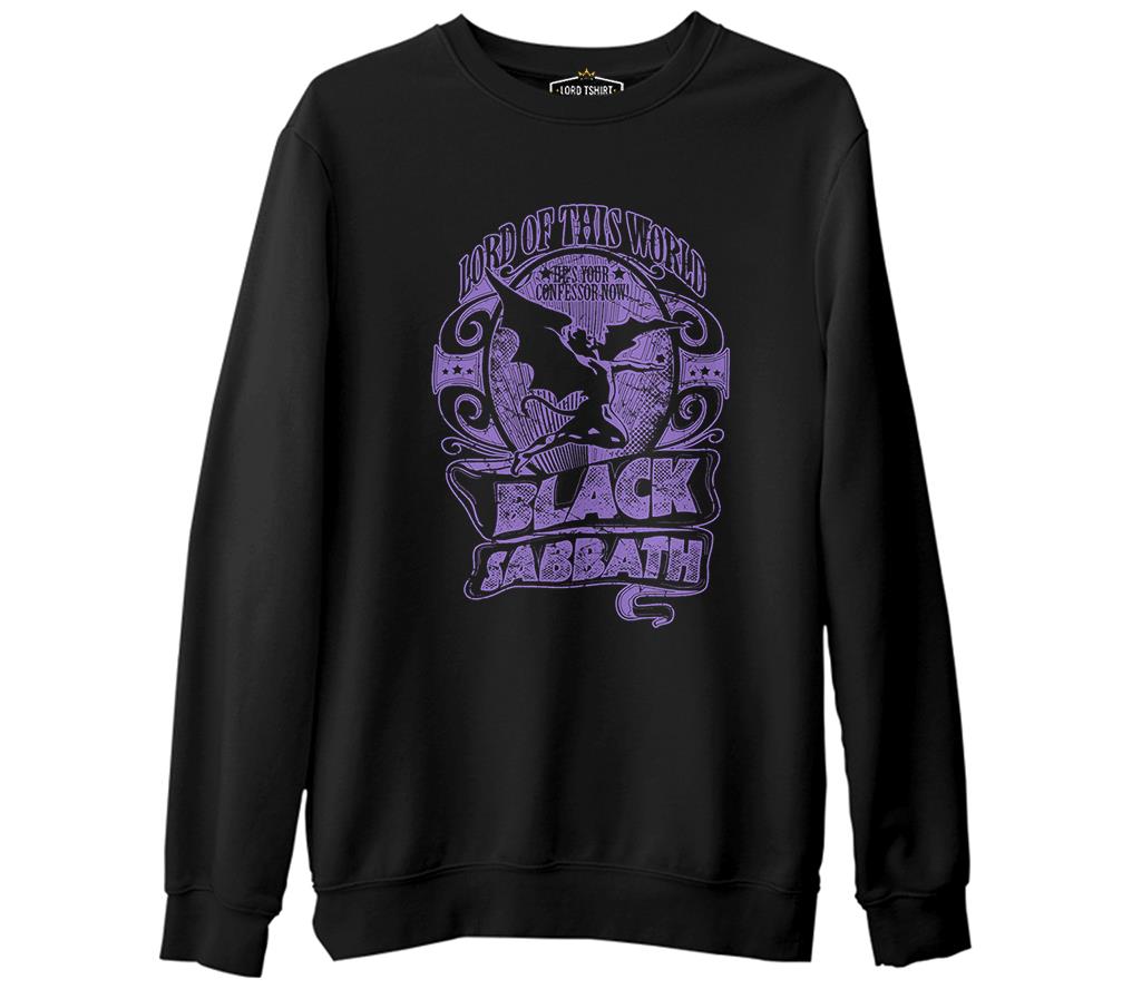 Black Sabbath - Lord of This World  Siyah Erkek Kalın Sweatshirt