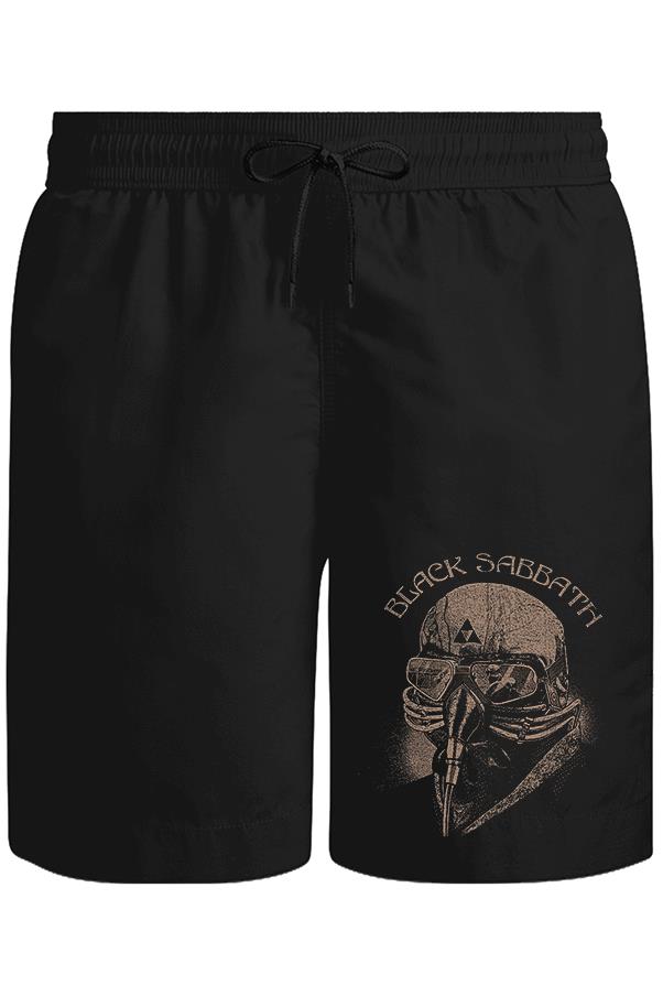 Black Sabbath Unisex Siyah Şort