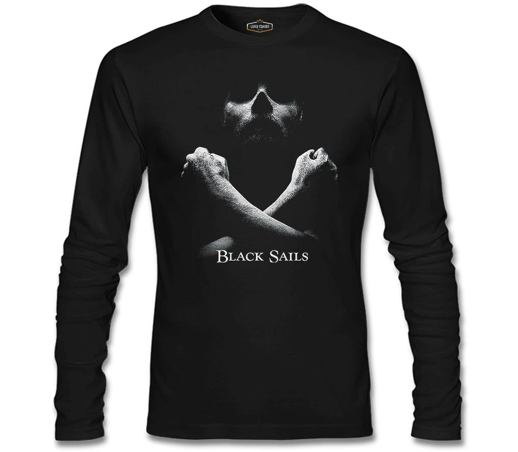 Black Sails Siyah Erkek Sweatshirt