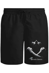 Black Sails Unisex Siyah Şort