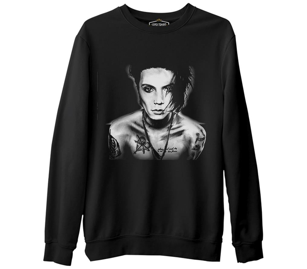 Black Veil Brides - Andy  Siyah Erkek Kalın Sweatshirt