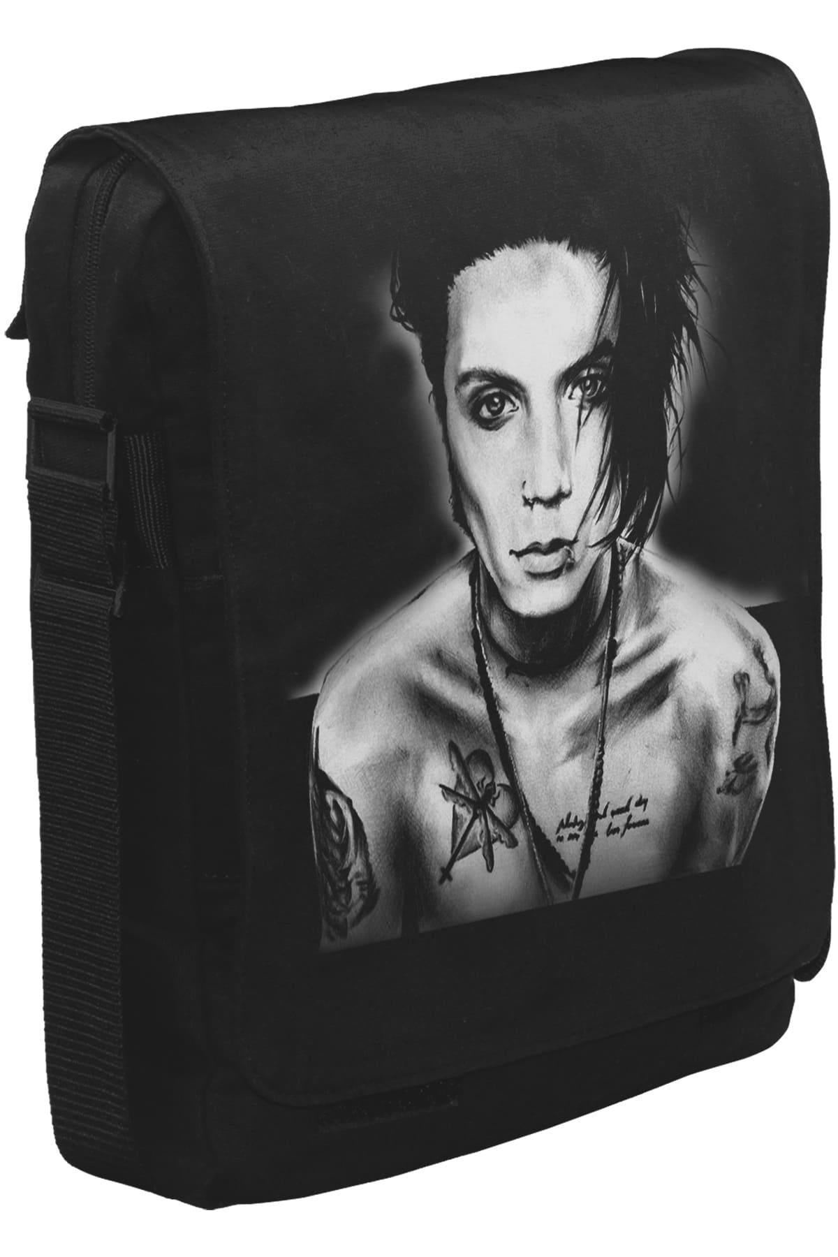 Black Veil Brides - Andy Unisex Siyah Postacı Çanta