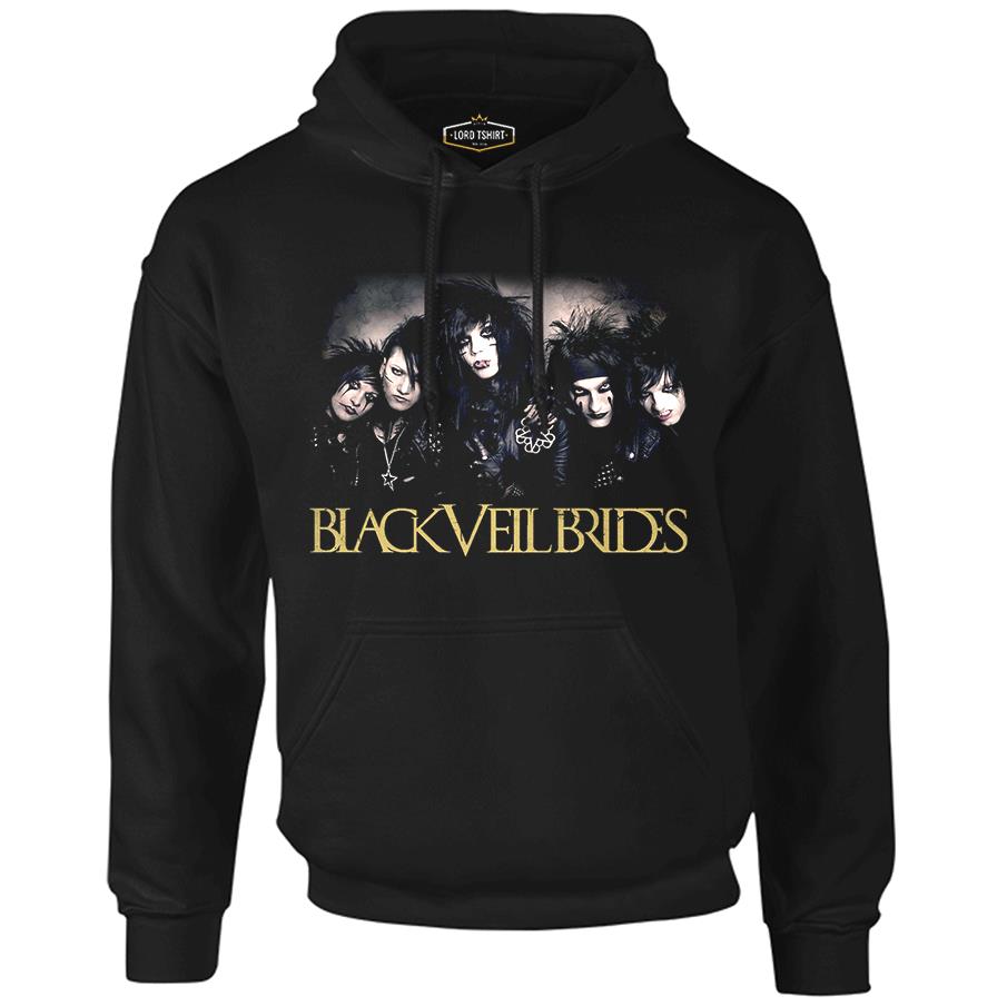 Black Veil Brides Black Men's Zipperless Hoodie