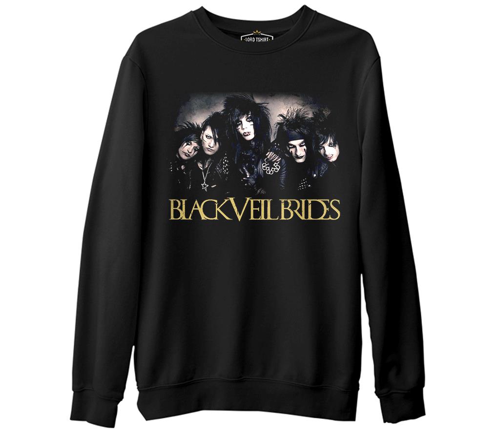 Black Veil Brides  Siyah Erkek Kalın Sweatshirt