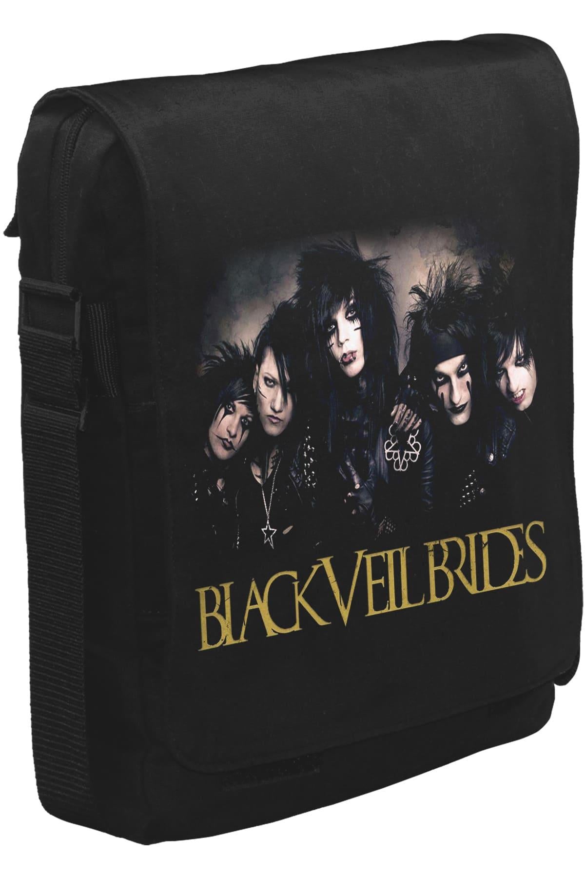 Black Veil Brides Unisex Siyah Postacı Çanta