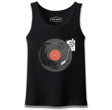 Black Vinyl on Black Siyah Erkek Atlet