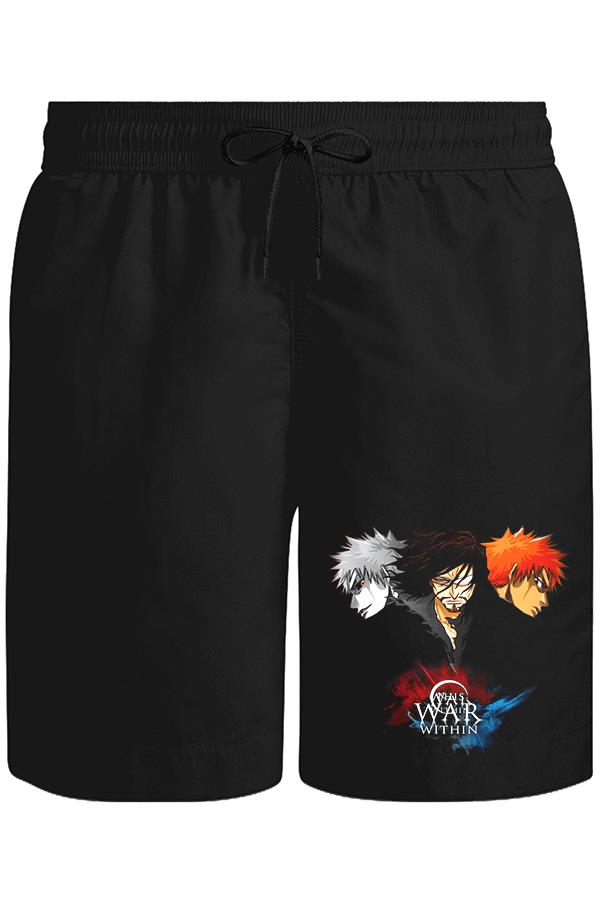 Bleach - This War Within Unisex Siyah Şort