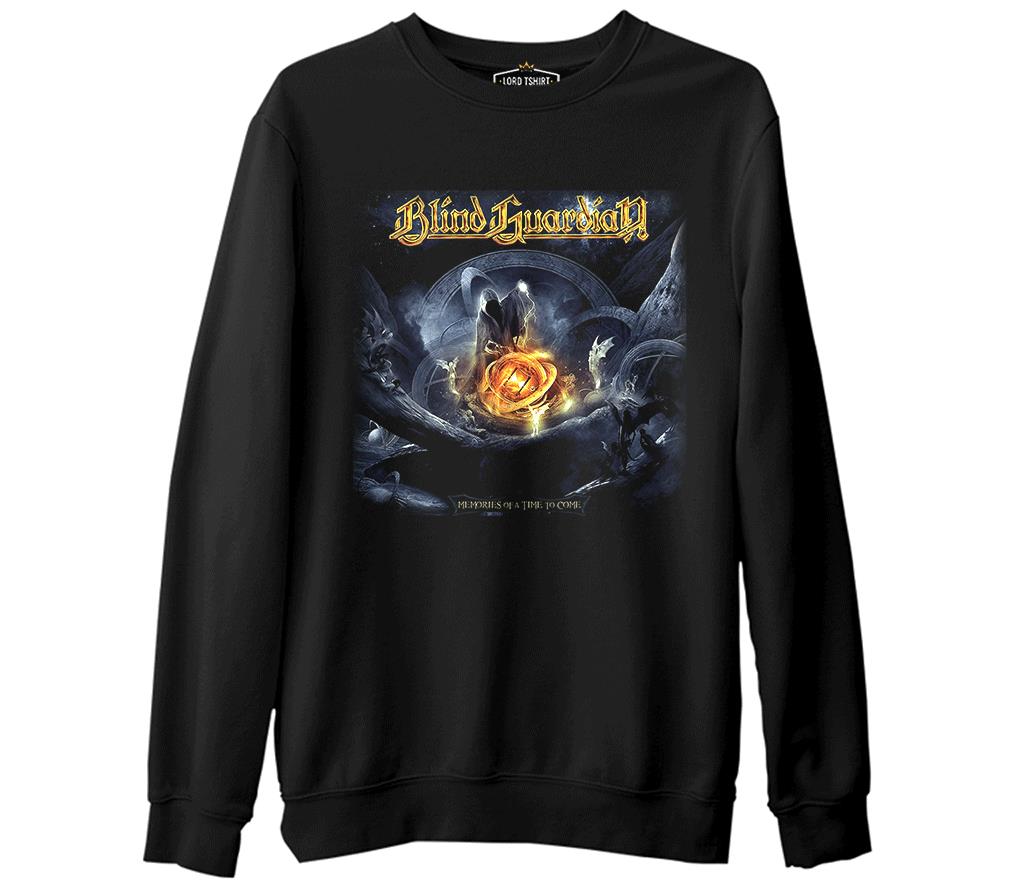 Blind Guardian - Memories of a Time Siyah Erkek Kalın Sweatshirt