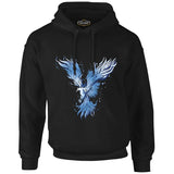 Blue Phoenix Bird Siyah Erkek Fermuarsız Kapşonlu