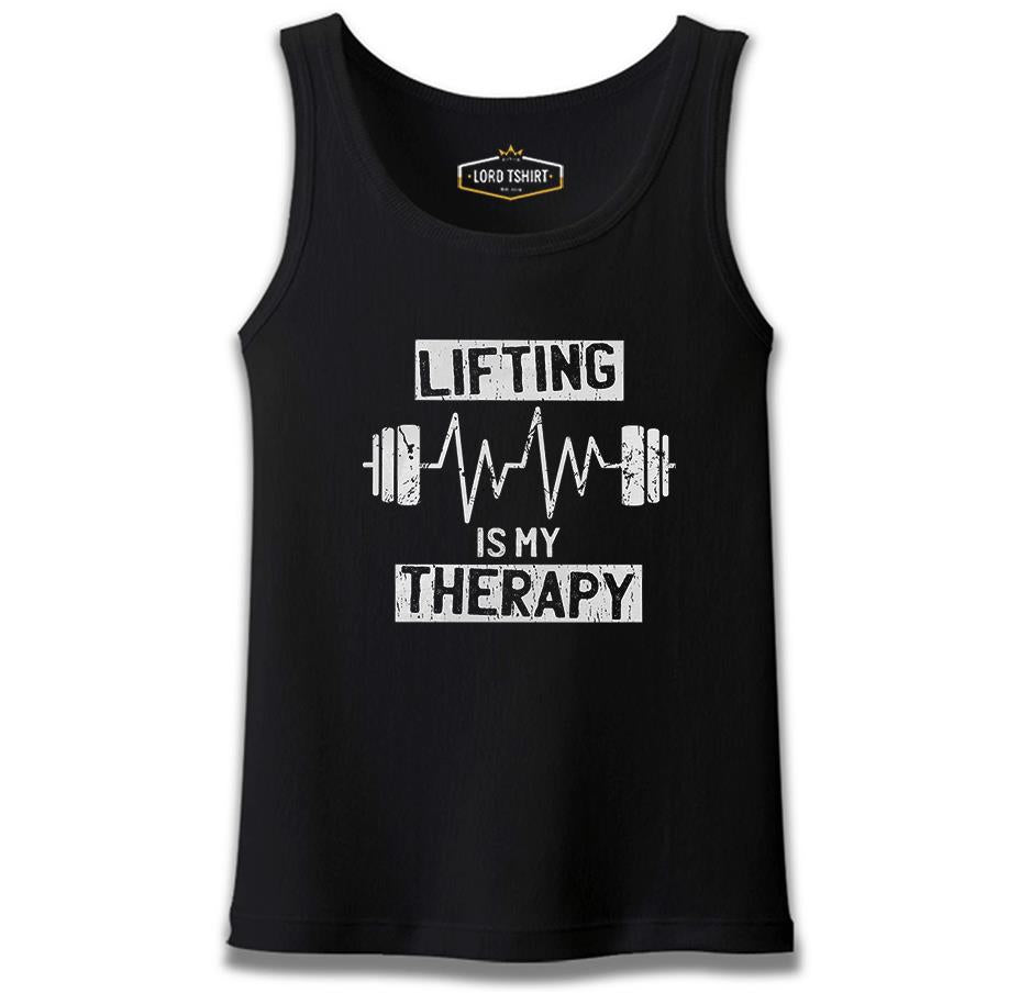 Bodybuilding - Lifting Therapy Siyah Erkek Atlet