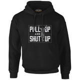 Bodybuilding Pull Up Black Men's Zipperless Hoodie