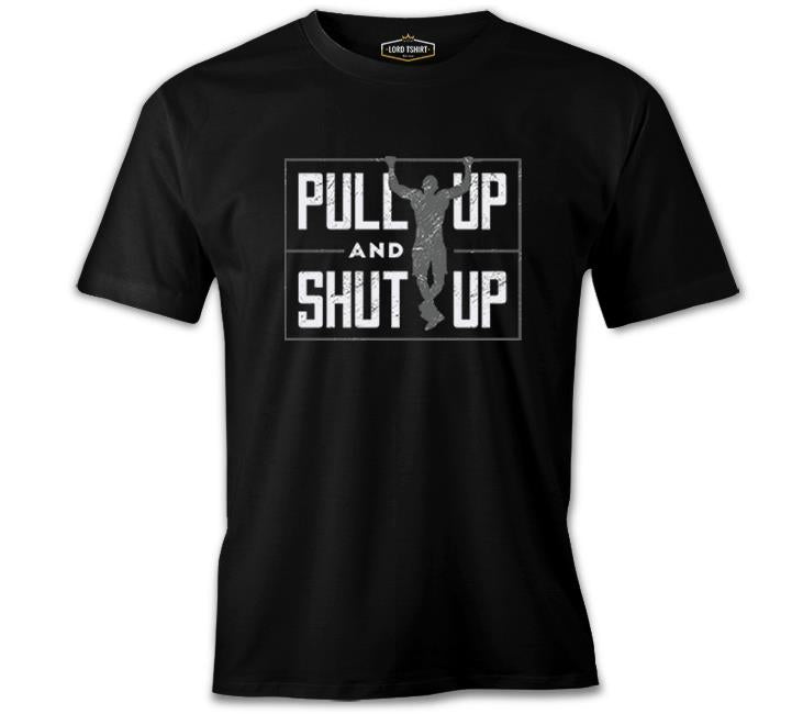 Bodybuilding Pull Up Black Men's Tshirt