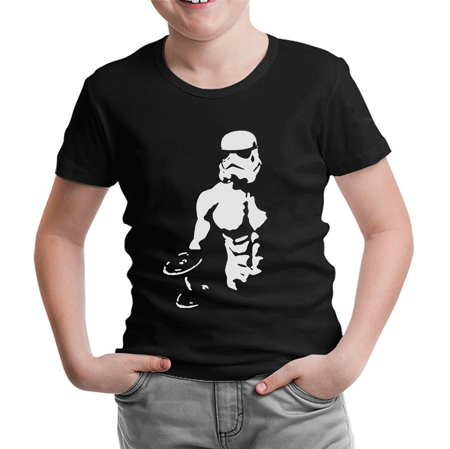 Bodybuilding - Star Wars Siyah Çocuk Tshirt