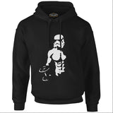 Bodybuilding - Star Wars Siyah Erkek Fermuarsız Kapşonlu