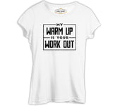 Bodybuilding Your Workout White Women's Tshirt